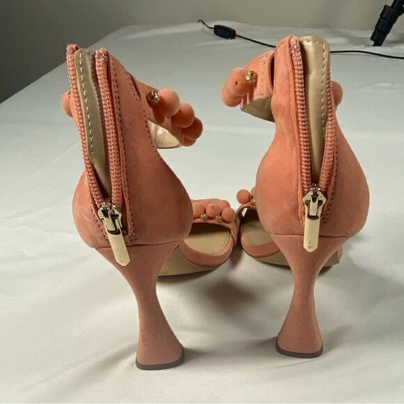 EUC Sam Edelman Women’s Luella Ankle Strap 4” Heel Sandal - Pink - Size 6 - Picture 7 of 11